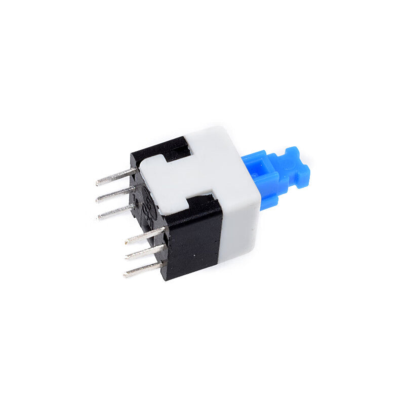Huishida push button switch, 6-pin self-locking, non-self-locking, 7*7mm reset switch, 8.5x8.5mm small push button, non-locking, 5.8*5.8mm self-locking switch (20 pieces).