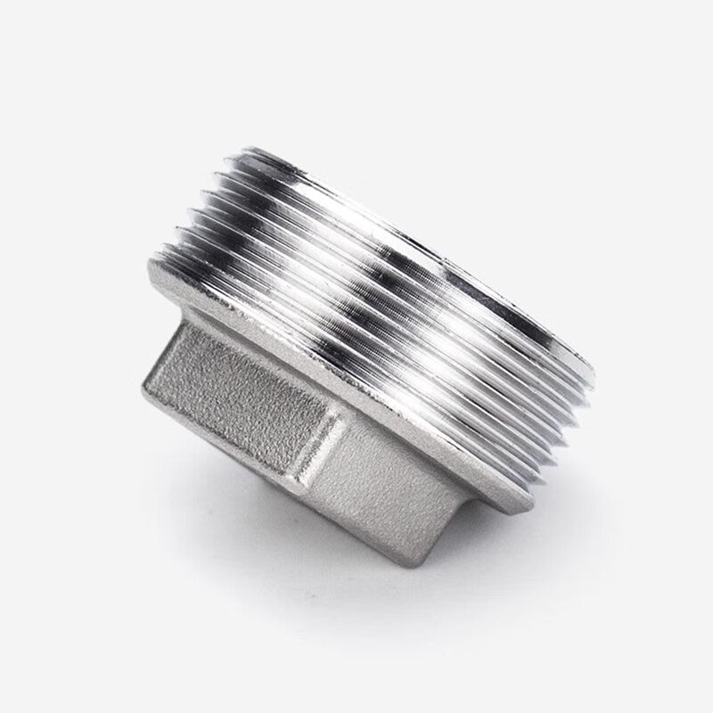 Yonghao Yinghong 304 Stainless Steel External Threaded Plug, Threaded Plug, External Thread Square Plug, Pipe Plug, 316L Plug DN6 (1 point)