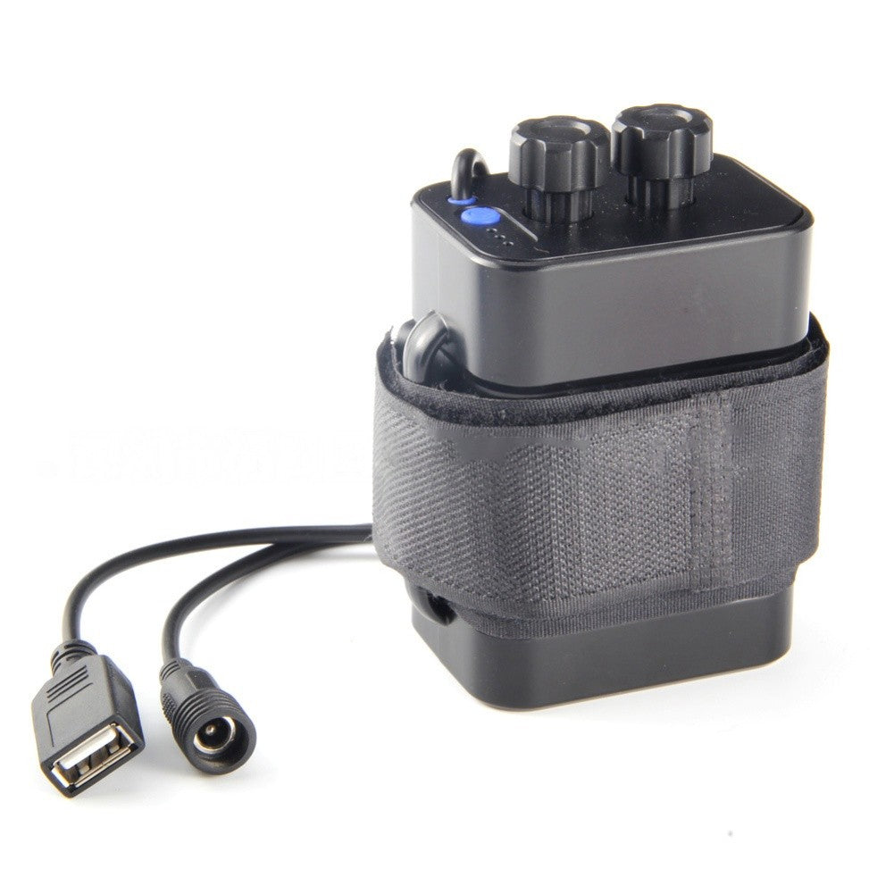 Portable DIY 12V Battery Pack Storage Box with USB Charging for 6x18650 Cells