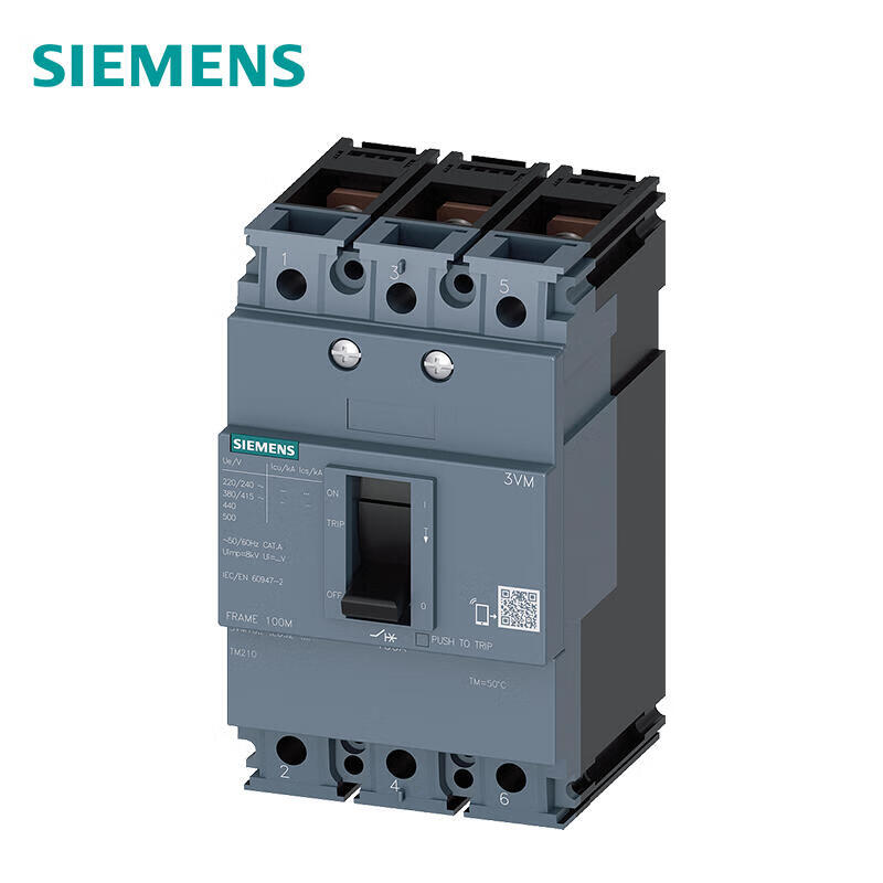 Siemens 3VM1N160 R160 TM210 3P Molded Case Circuit Breaker 160A