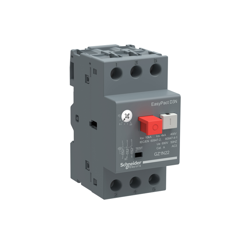 Schneider Electric GZ1N08N Thermal Magnetic Motor Circuit Breaker