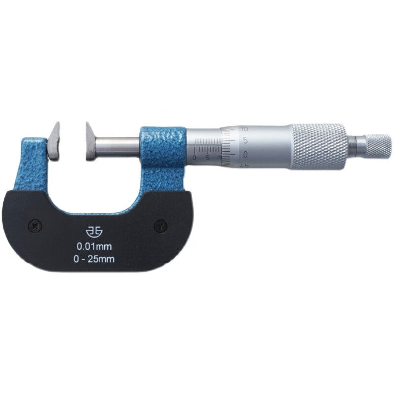 A high-precision thickness gauge with a 0.01 graduation value (duckbill outer diameter micrometer) was used to measure the thickness of gear steps in Qinghai, Northwest China. (201-01-000/0-25mm)