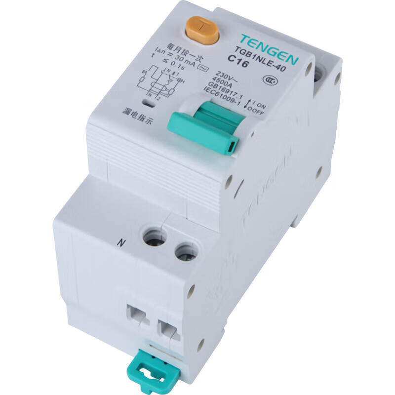 Tianzheng small leakage circuit breaker; TGB1NLE-40 1P+N C40 30mA (Xiangyun 3.0)