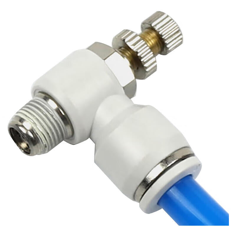Yahai SL adjustable L-type throttle valve; white SL6-01