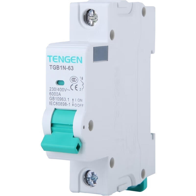 Tianzheng small circuit breaker; TGB1N-63 1P D3 (Xiangyun 3.0)