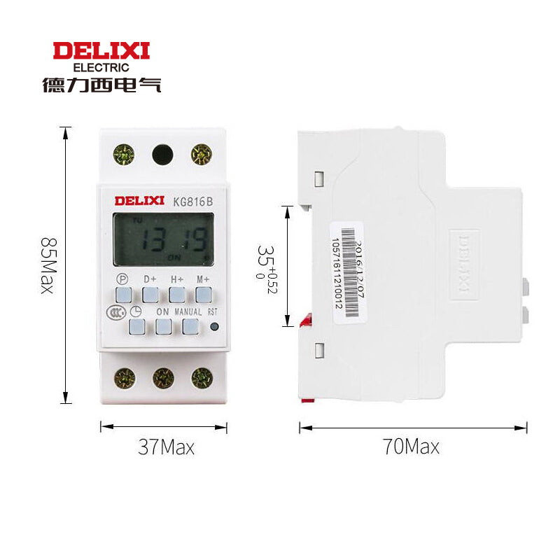 Delixi electrical time control switch; KG816B AC220V