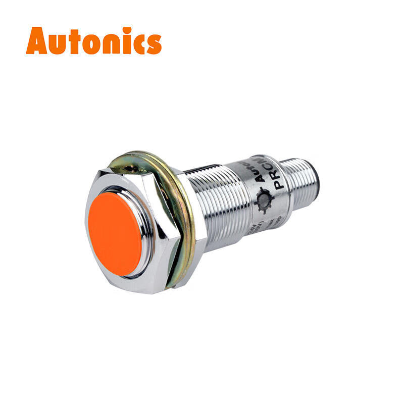 Autonics inductive cylindrical proximity switch 3-wire connector connection detection distance 5mm PNP; PRCM18-5DP
