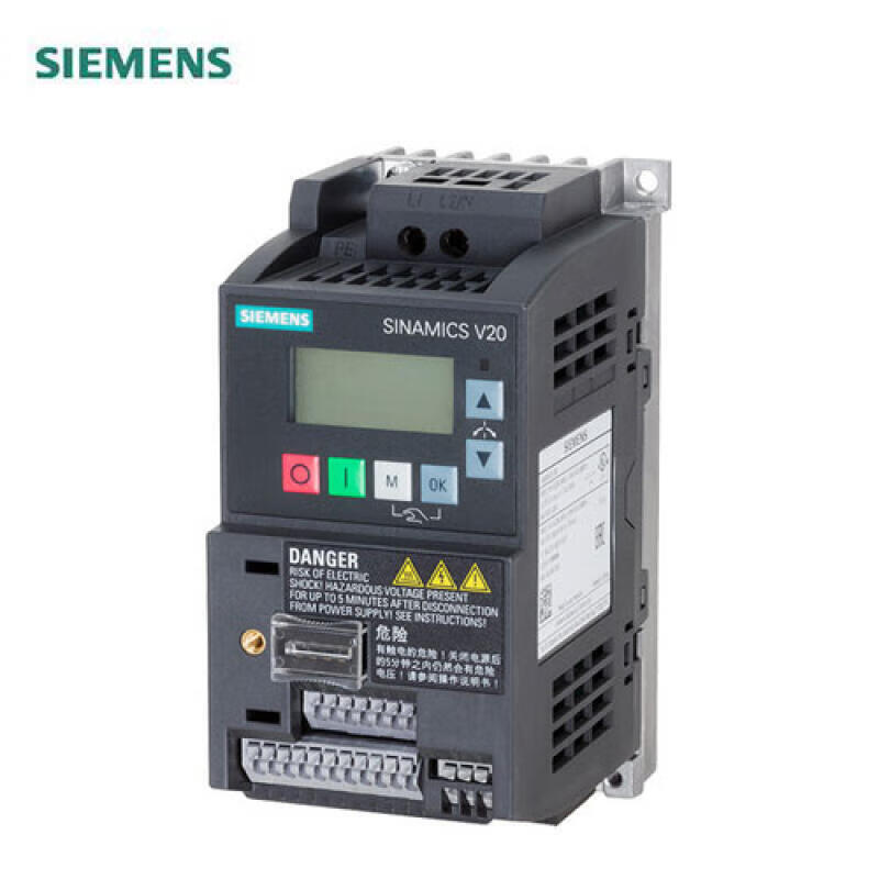 Siemens SINAMICS V20 1AC 220V inverter, no built-in filter 0.37kW AC220-240V; 6SL3210-5BB13-7UV1