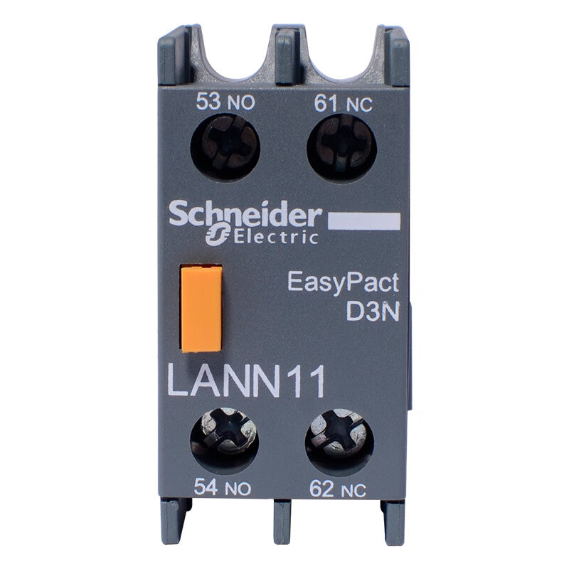 Контактор Schneider Electric EasyPact, вспомогательный контактный модуль LANN11N, 1НО+1НЗ контакт, адаптер для фронтального монтажа, контактор серии LC1N