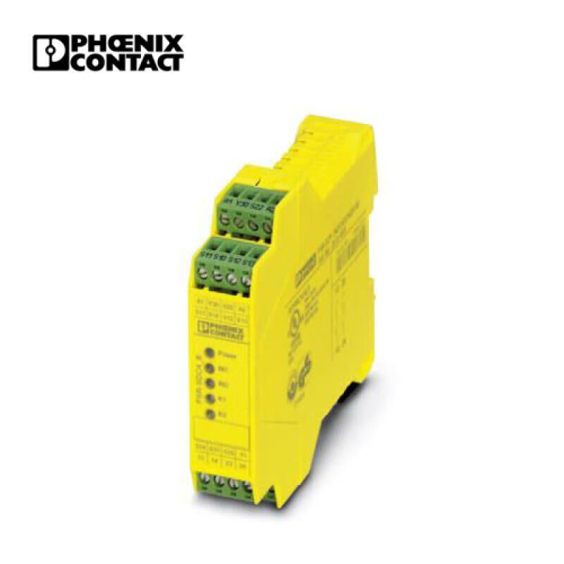 Phoenix 4 normally open contacts, suitable for connecting incremental encoders and starters, plug-in spring terminals, width: 45mm; PSR-SCP-24DC/SDC4/2X1/B