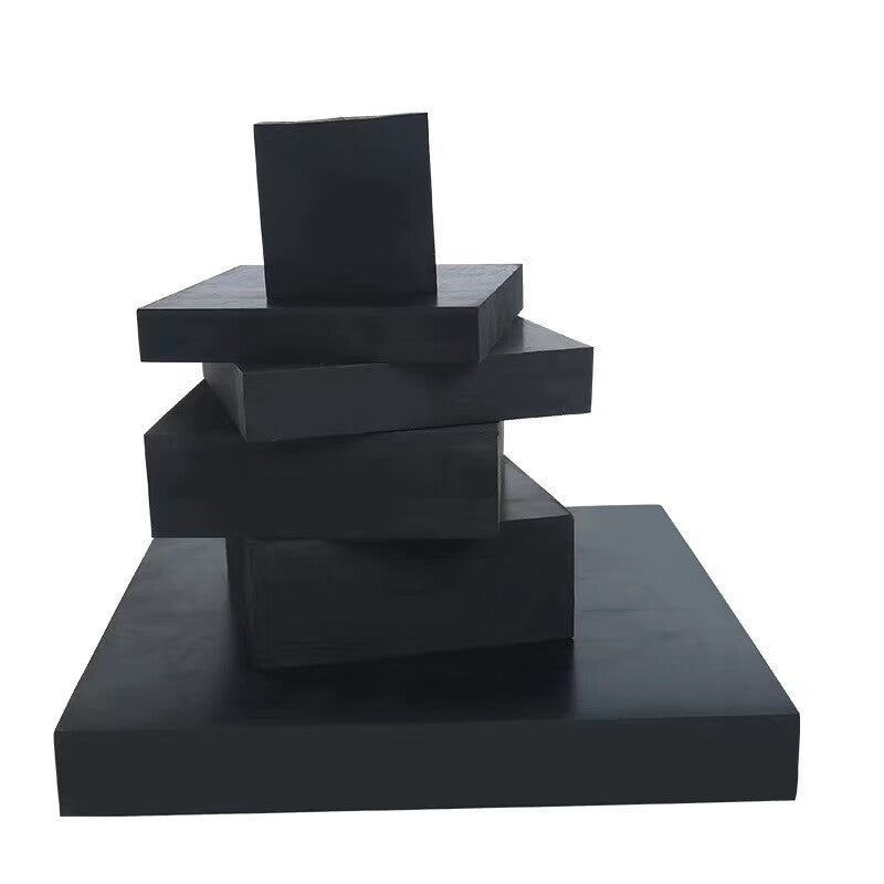 Yonghao Yinghong Industrial Rubber Pads, Vibration Damping Pads, Square Shock Absorbing Pads, Thickened Rubber Pads for Mechanical Industry Buffering, Customizable, 150×150×10mm Thick, Price Per Piece