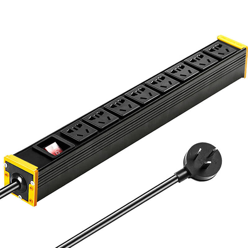 Breakthrough (M&G) PDU cabinet socket plug board wiring board high-power plug strip plug board gaming socket 8 holes 3 meters line; 07TG130701