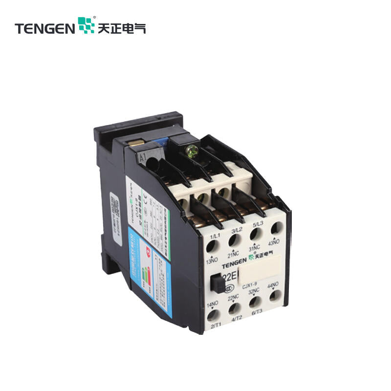 Контактор переменного тока Tianzheng номинальный ток 22A напряжение катушки AC220V; CJX1-22/22 220V