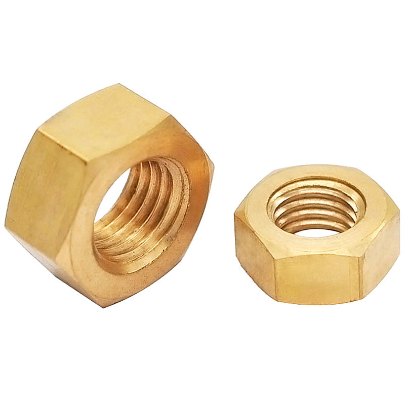Hesterig JG-678 Copper Hex Nuts, Bolt Caps, Screw Caps, Nuts DIN934 M6 (62 Copper, 50 pieces)