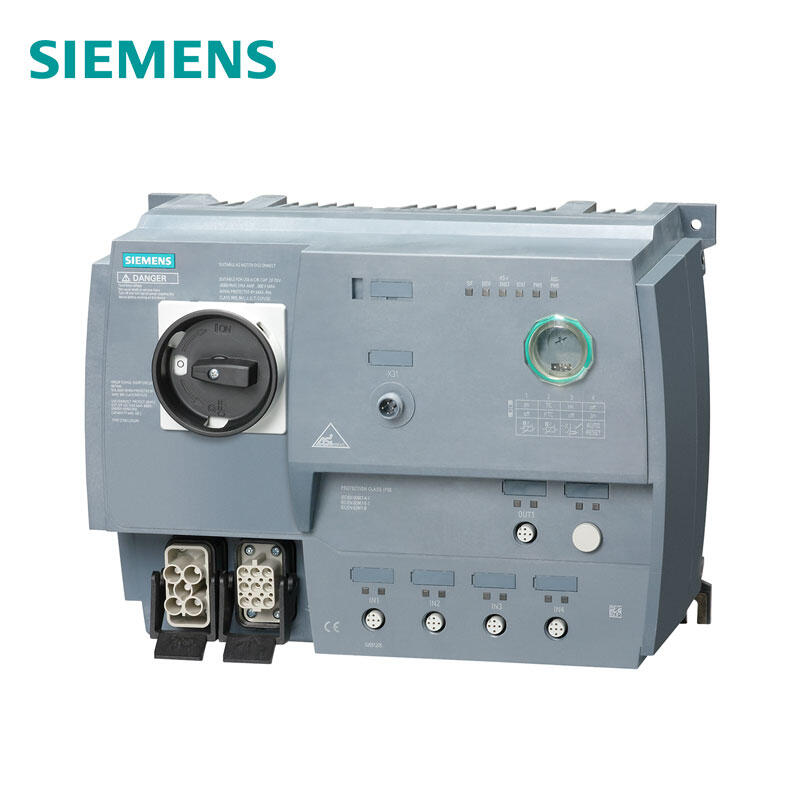 Siemens motor starter M200DAS-i communication: basic reversing starter mechanical switch, 5.5kW, 1.5A-12.00A, with brake contact 180VDC2DIAS-i+2DI/1DO; 3RK13156LS411AA5