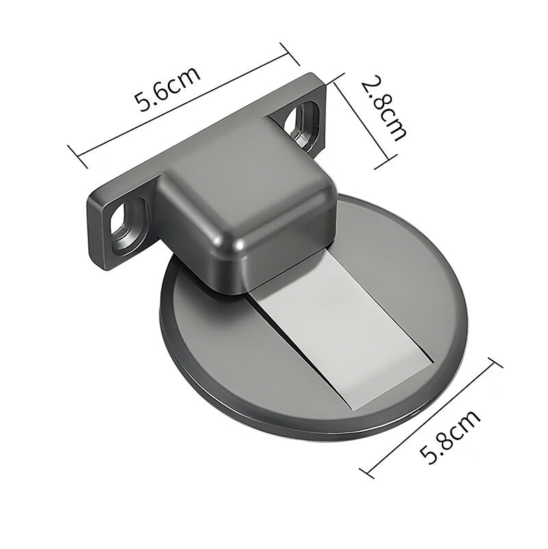 Chuke door catcher, no drilling required, anti-collision floor catcher, door stopper, bathroom door bumper, invisible floor catcher gun, gray.