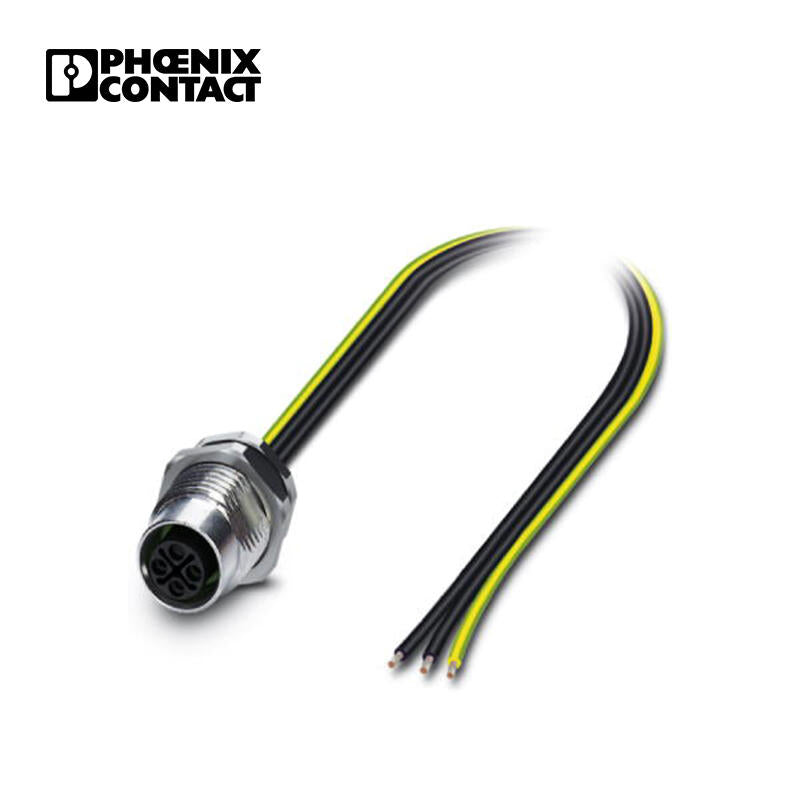 Phoenix pin socket; SACC-DSI-M12FSS-3P-M16/0,5 PE