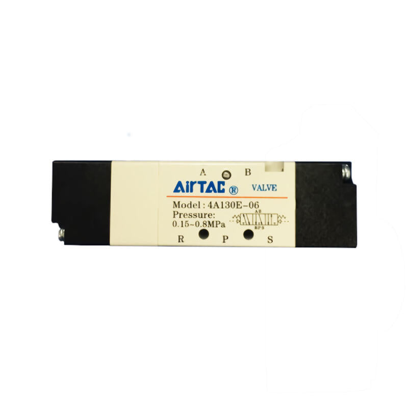 AirTAC 3-position 5-way center-through, double air-operated valve; 4A130E06