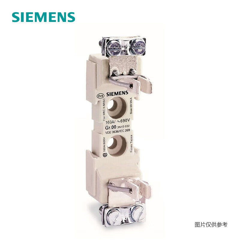 Siemens 3NH Knife Ceramic Base 0 160A 1P 690VAC/440VDC 3NH30322C Fuse Base