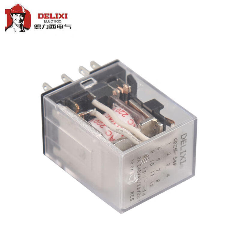 Delixi Electric small relay; CDZ9-54PL (with light) AC127V