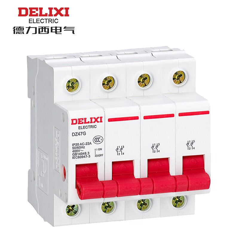 Delixi DZ47G 4P 20A 400VAC DZ47G420 micro isolation switch
