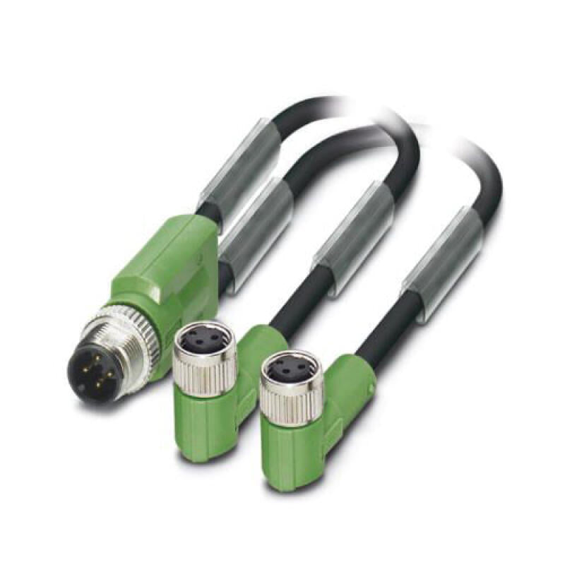 Phoenix sensor/actuator cable; SAC-3P-M12Y/2X3,0-PUR/M 8FR
