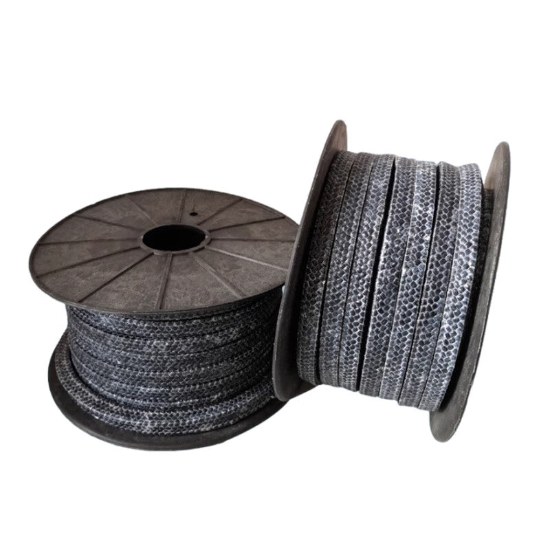 Yonghao Yinghong carbon fiber packing, high carbon fiber wear-resistant packing for gearboxes, valves, and pumps, customizable 10*10mm, price per meter.