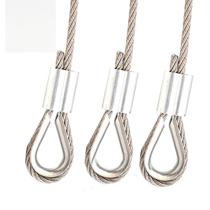 Zhongchi 304 Stainless Steel Collar, Heart-Shaped Collar, Triangular Collar, Wire Rope Protective Ring, M22/2 pieces/pack