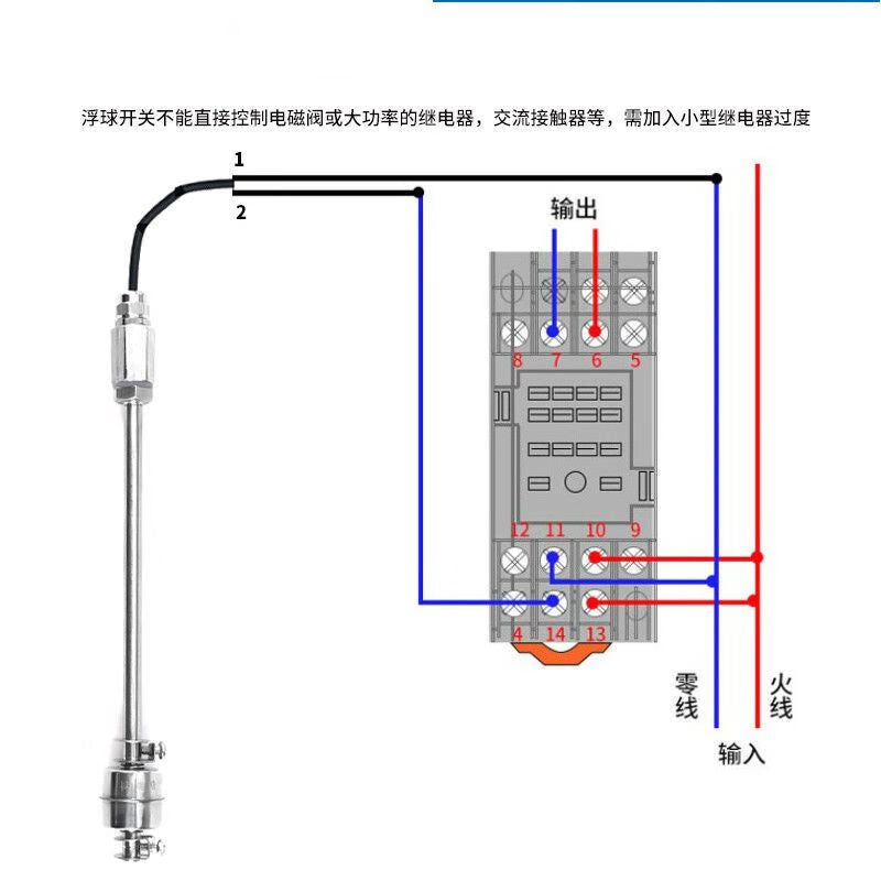 USAMR304 stainless steel adjustable float switch water level controller water tower automatic water level sensor