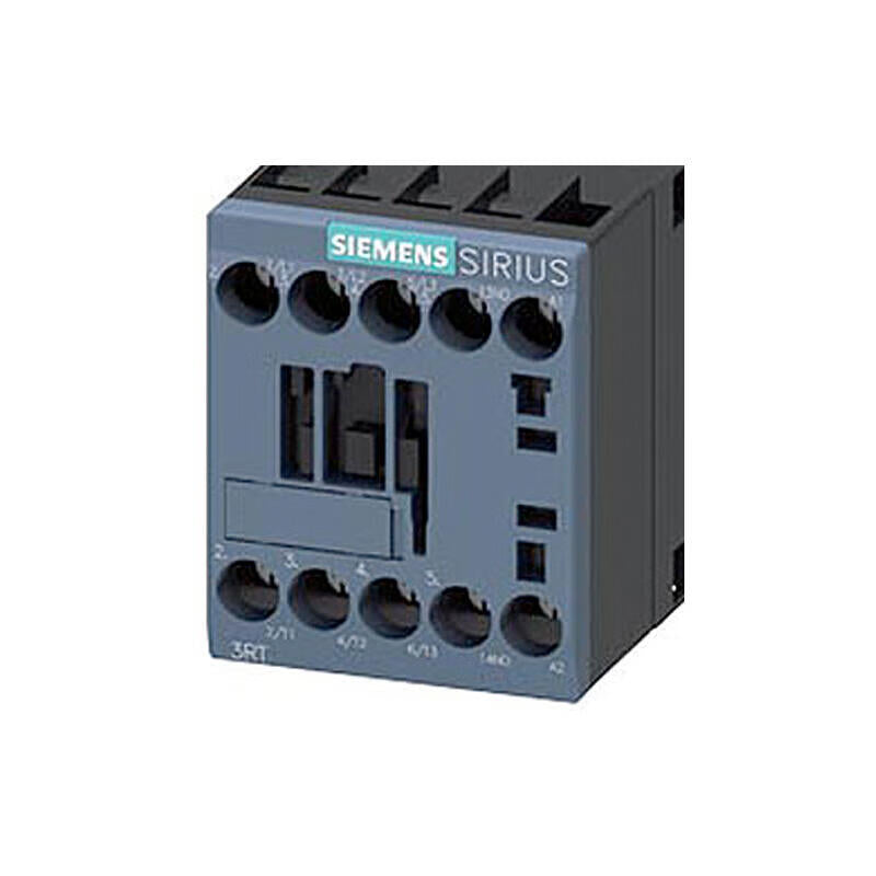 Siemens contactor 24VAC50/60HZ 7.5kW 400V auxiliary contact 1 normally open contact, 3-pole specification S00 screw terminal; 3RT60181AB01