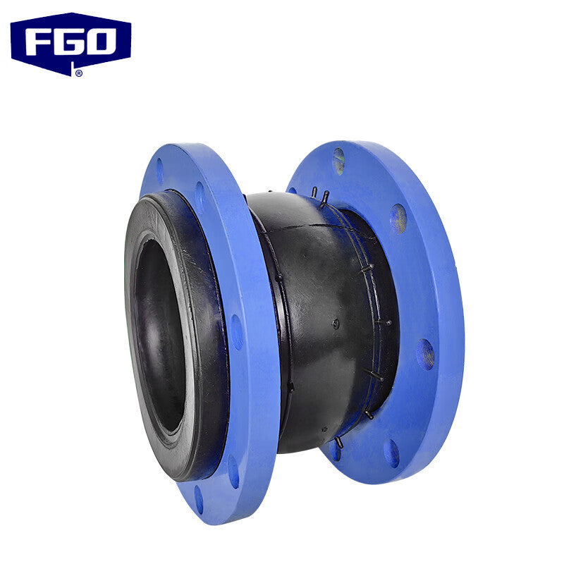 FGO Carbon Steel Rubber Flexible Joint, Single Ball Flexible Joint PN16 KXT-16C DN200 (8-hole flange)