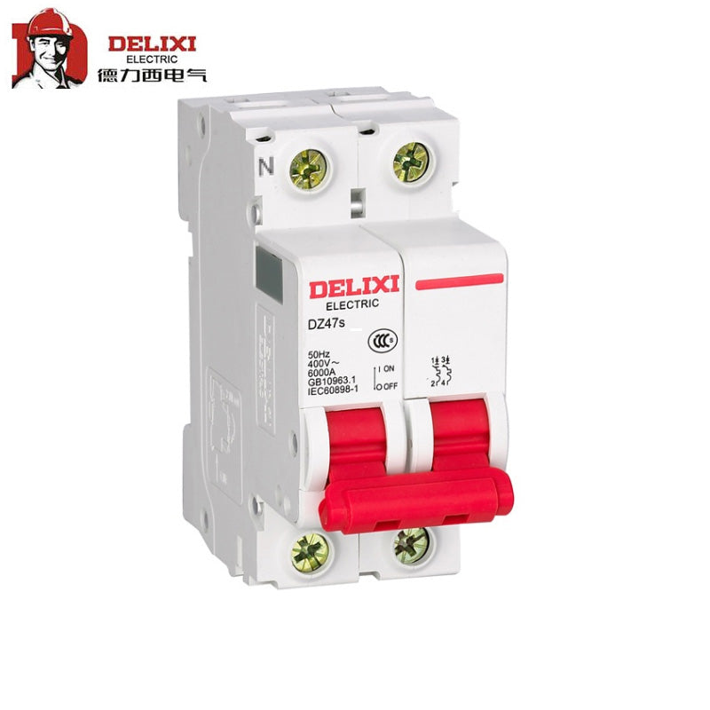 Delixi air switch leakage protector small circuit breaker DZ47sLE 1P+NC type 40A; DZ47SLEN1C40