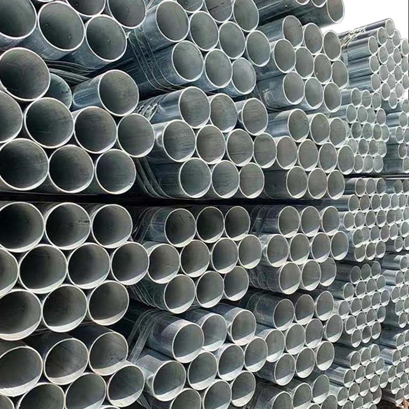 Deqi galvanized pipe, galvanized round pipe, fire-fighting steel pipe, hollow round pipe, conduit steel, DN15 (4 points)*2.5mm, 6 meters/piece