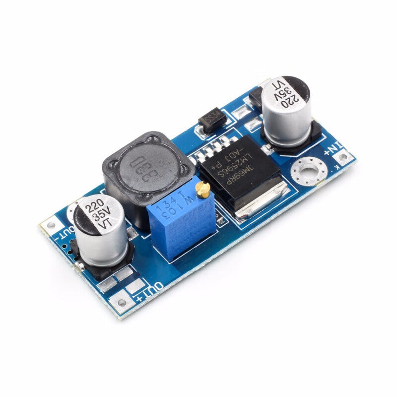 Ouhuayuan LM2596S DC-DC step-down power supply module, 3A adjustable step-down module, voltage regulator.