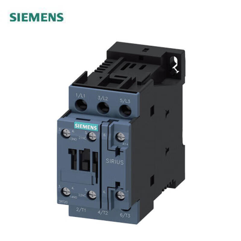 Siemens Power Contactor,25A,11kW,1NO+1NC,100VAC,50Hz,100-110V,60Hz,3-pole,Size S0,;3RT20261AG60
