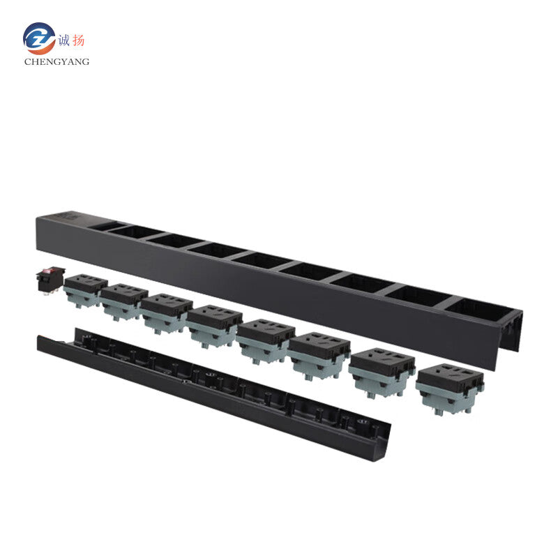 Chengyang network cabinet wall cabinet switch cabinet weak current monitoring small cabinet 6-bit 10A dedicated PDU power supply