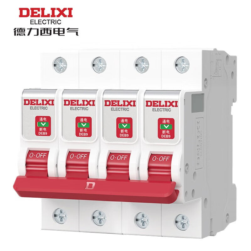 Delixi DEB9 4P C 63A Miniature Circuit Breaker