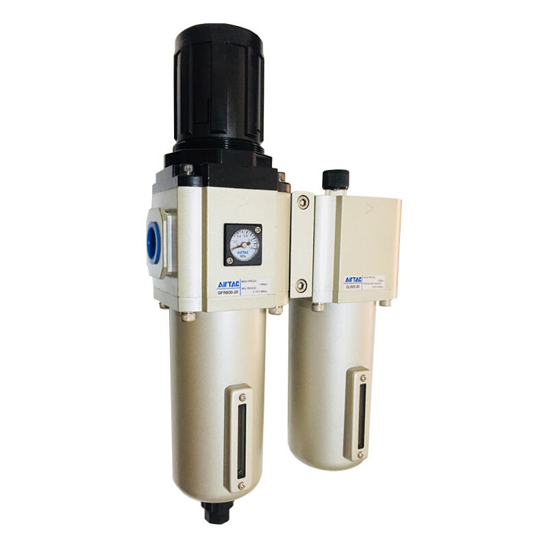 AirTAC air source treatment component, two-piece (with table, bracket, and reverse flow valve); GFC60025AF1K