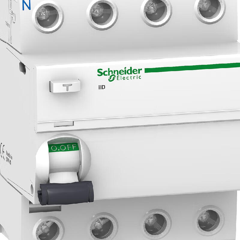Schneider Electric Acti9 iID 4P RCCB 25A 30mA Residual Current Switch
