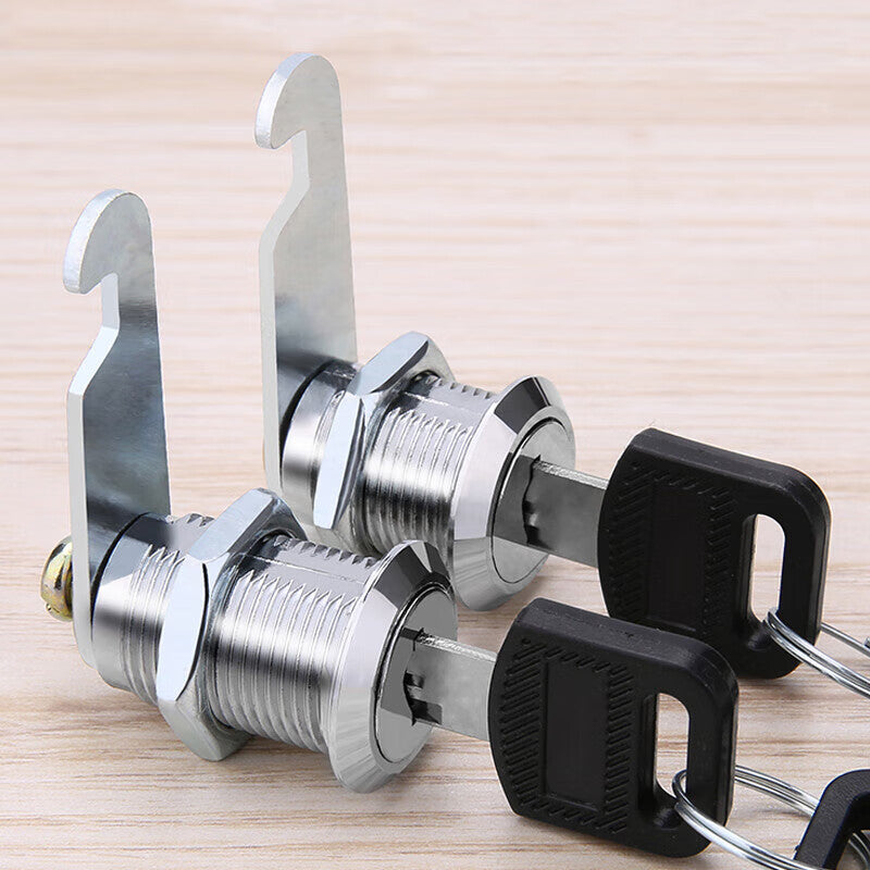 Honggong filing cabinet lock, metal locker door rotary latch lock, storage cabinet lock, mailbox lock, 16mm (5 pieces)