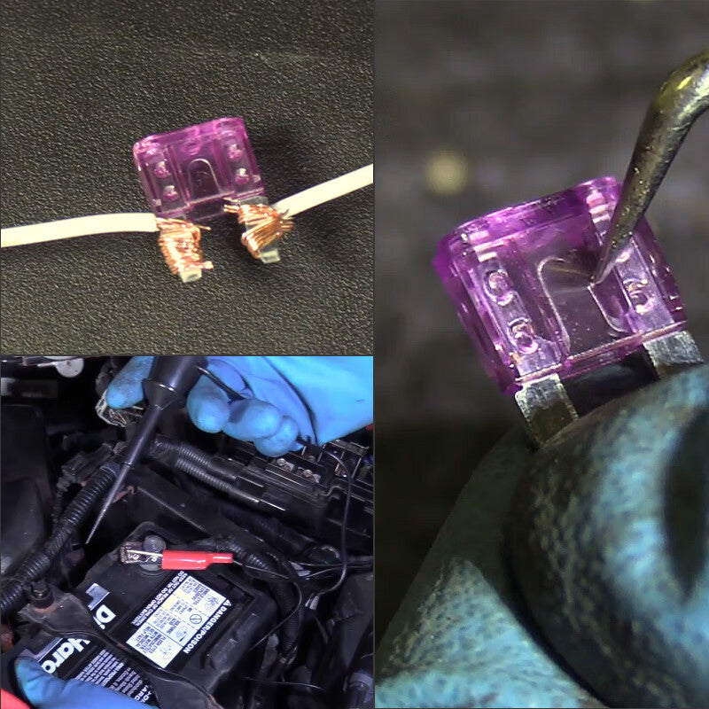 Coolant Automotive Fuse Kit for Cars, Trucks, and Motorcycles (5/10/15/20/25/30A)
