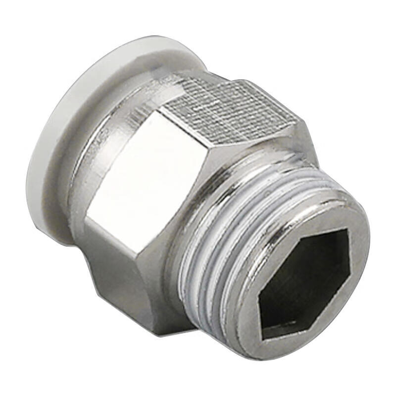 Ahai PC10-02 Quick-Connect Straight-Through Fitting - White