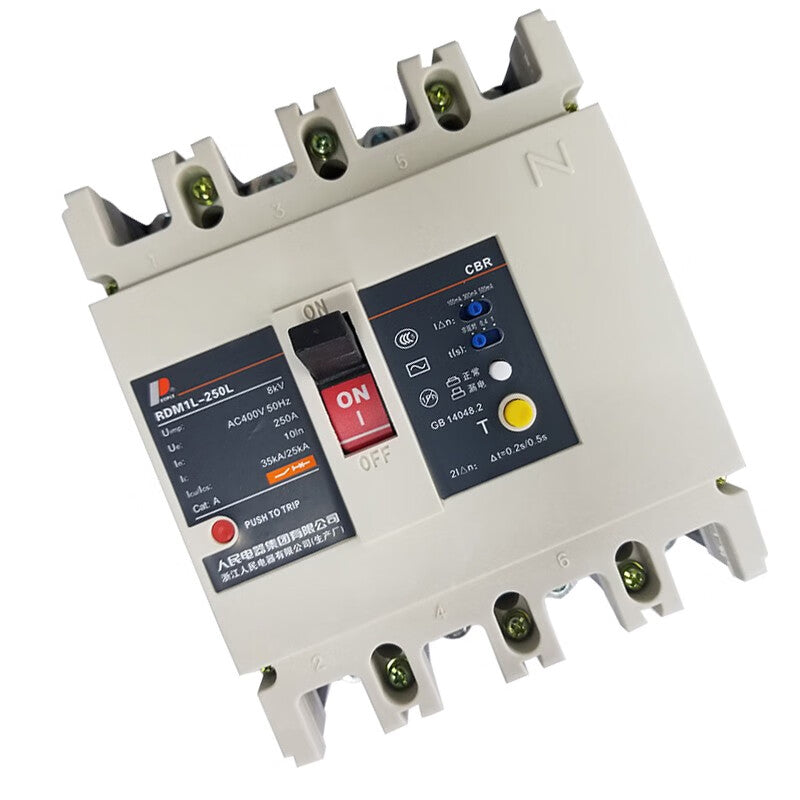 People's Electric RDM1LE-250L Molded Case Leakage Circuit Breaker 160A