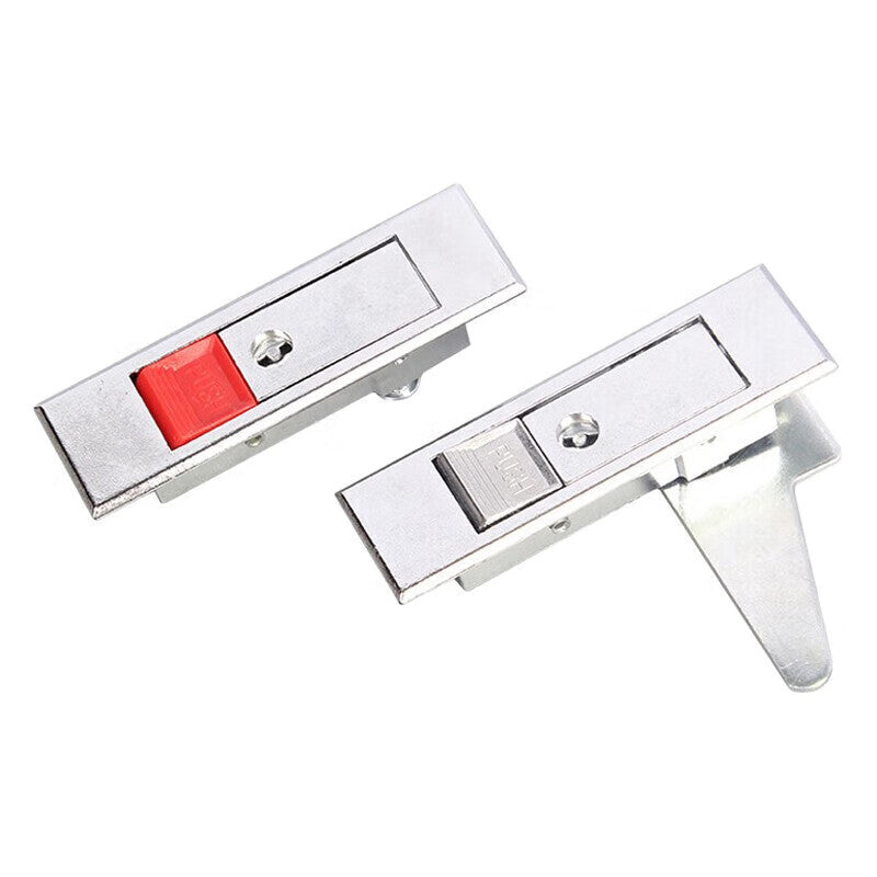 Jin Gu Lao push-button lock, power distribution cabinet door lock, filing cabinet lock, spring-loaded lock, switch cabinet MS603, red bead with key (3 pieces) KZS-1131