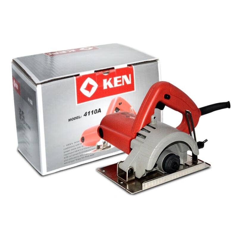 KEN Stone Cutting Machine 1200W (4110A): Professional 110mm Capacity Stone Crusher for石材加工