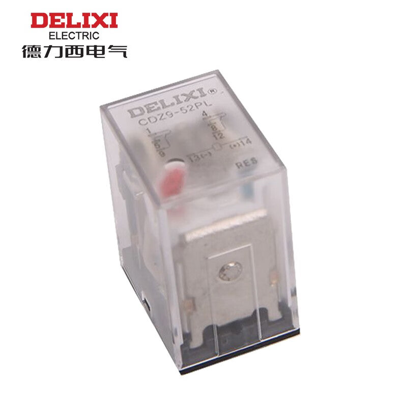 Delixi CDZ9 small 5A with light 12VDC CDZ952DLJ intermediate relay (C)
