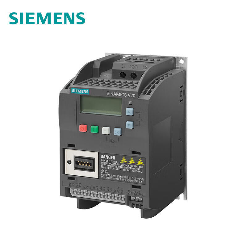 Siemens SINAMICS V20 3AC 380V inverter, no built-in filter, 1 unit/box 1.1kW AC380-480V; 6SL3210-5BE21-1UV0