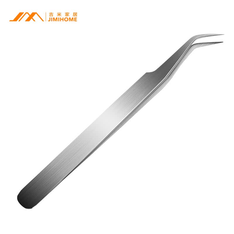 Jimmy Home JM-G23012 Stainless Steel Tweezers Curved Clip