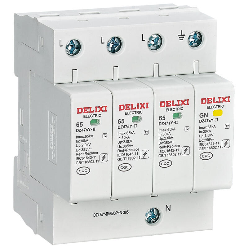 Delixi DZ47sY-II Surge Protector 160kA 4P 385V