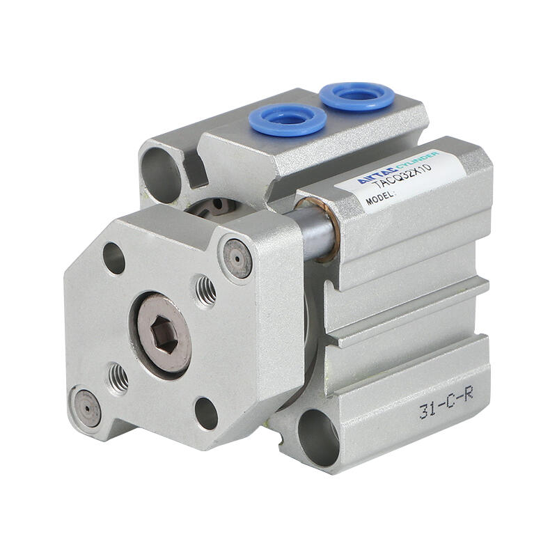 AirTAC ultra-thin cylinder, double acting, with guide rod, without magnet ring; TACQ80X35